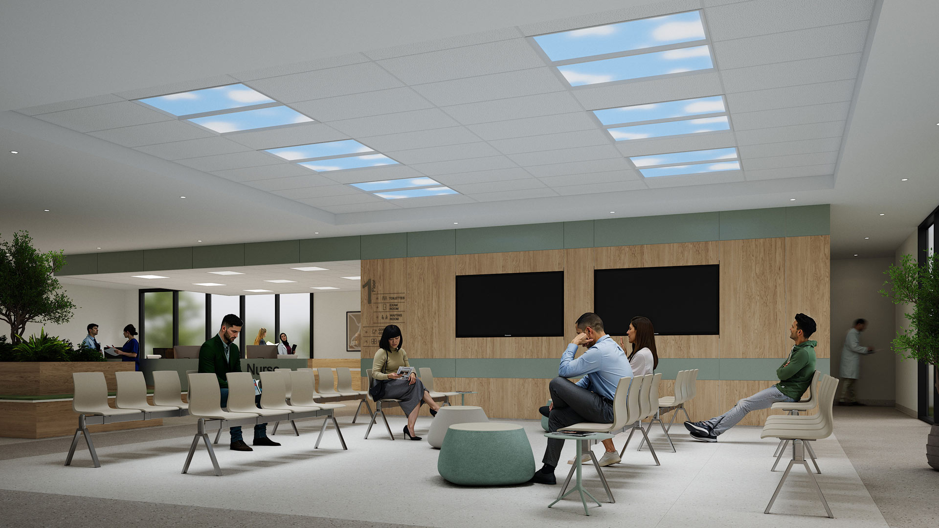 Common area lighting from Nightingale by Acuity