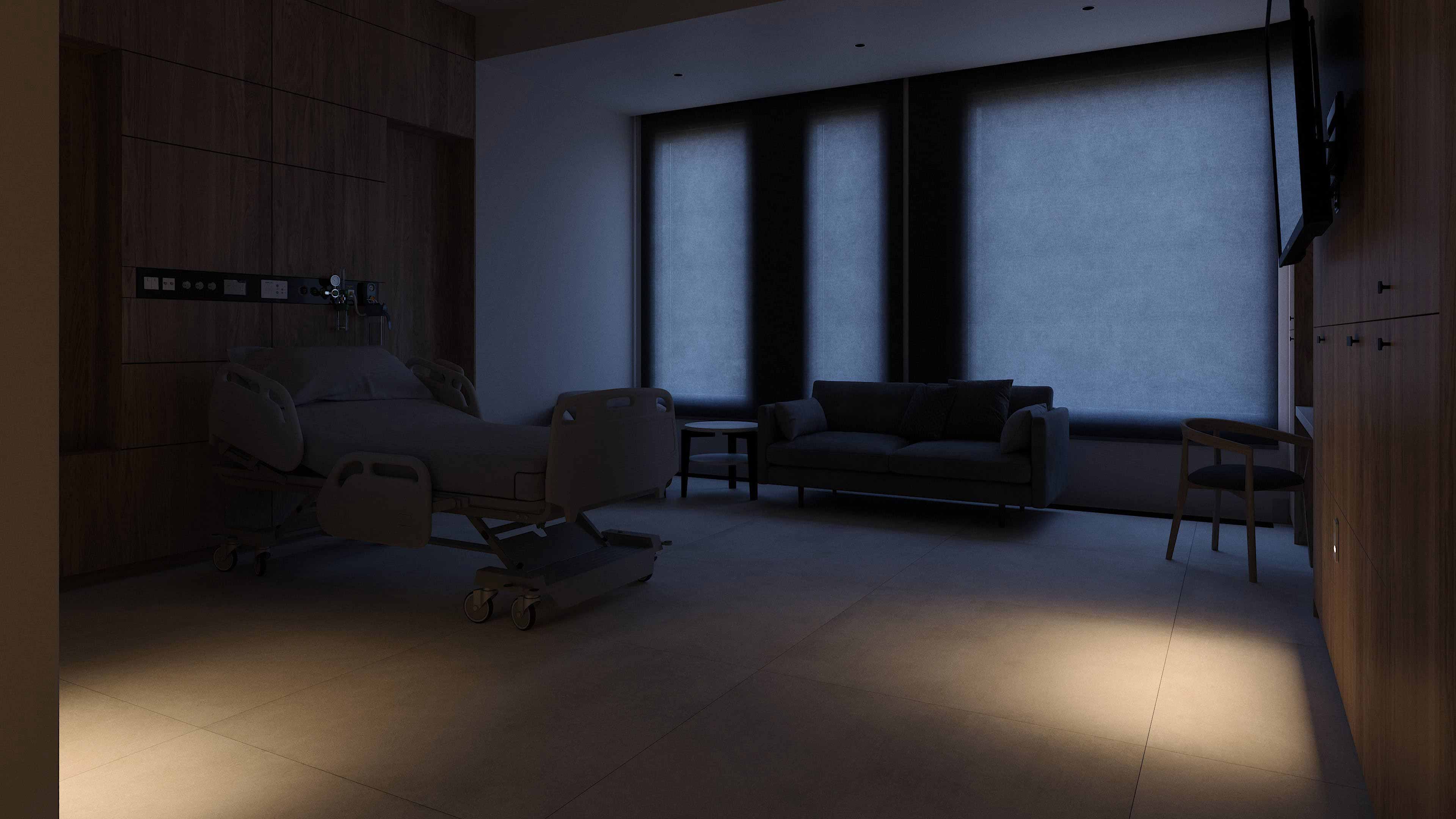 Patient room nightlight